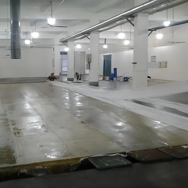 济宁防腐蚀地坪,环氧玻纤地坪，玻纤工业地坪，环氧玻纤布地坪,乙烯基玻纤布地坪产品图3